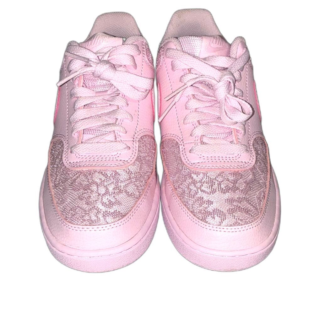 Nike Air Force 1 Low – Pink Lace/Glitter, Women’s 8 - Picture 2 of 8